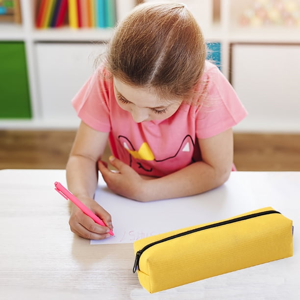 Estuche para lápices | Estuche con cremallera y organizador de artículos de papelería para la escuela, la oficina y los viajes | Portalápices de gran capacidad con bolsillo interior