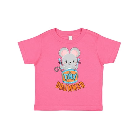 

Inktastic Tiny Drummer Cute Mouse with Orange Drum Gift Toddler Boy or Toddler Girl T-Shirt