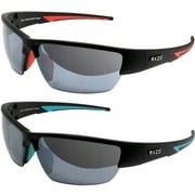 Raze Checkmate Golf Sunglasses Black + Red Frames Black + Blue Frames Smoke Lens