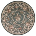 thumbnail image 1 of HomeRoots 352678 7 Pi. 10 in. Rond Polypropylène Ardoise Bleu Zone Tapis, 1 of 1