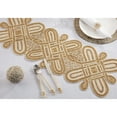 thumbnail image 2 of Saro Lifestyle Beaded Modern Table Runner, 2 of 3