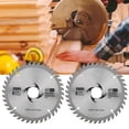 thumbnail image 4 of Saw Blade Circular Saw Blade Woodworking Saw Blade Saw Web Woodworking Cutting Saw Blade 2Pcs 6in 40 Teeth Hard Alloy Universal Wood Usage Woodworking Cutting Saw Blade Web, 4 of 8