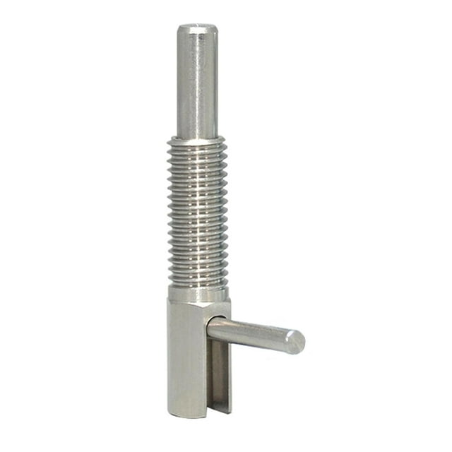 HUGFEGWE Hand-Retractable Plungers Index Bolt Carbon Steel Lock-Out Type Spring Plunger with L Handle Stainless Steel Audio Spring Knob Plunger L-Shaped Positioning Pin Plunger-M16 U2536-15896