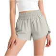 thumbnail image 2 of LEKWK Girls Running Shorts Quick Dry High Elastic Waist Athletic Shorts Teen Breathable Loose Fit Workout Bottoms Summer Gym Training Activewear 4-15Y, 2 of 8