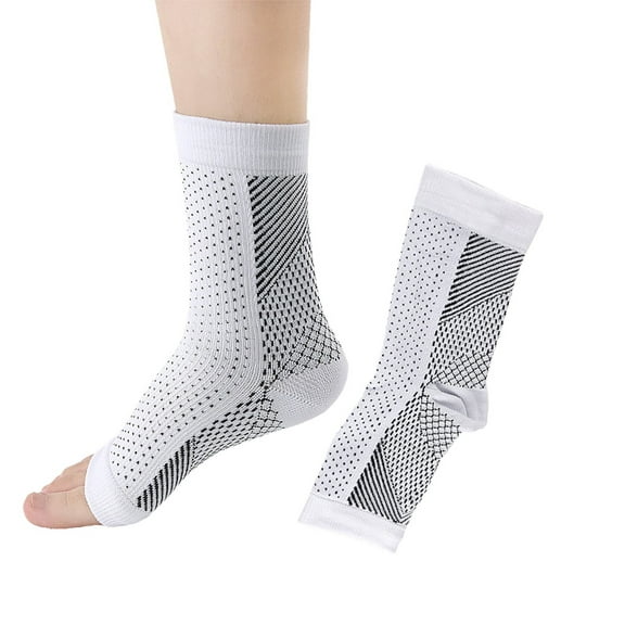 LUOGENLI Socks for Men Size 13-15 With Grips Unisex Socks Comfortable Ankle Heel Function Compression Heel Socks *2Pcs Socks Womens Size 9-11 Crew Socks for Girls 4-6 Years