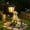 B, variant on Solar Resin Garden Statue, Outdoor Waterproof Lighted Sculpture Lamp for Yard Garden Decoration Night Light, Gift for Mom & Dad