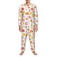 thumbnail image 3 of Balery Cute Cartoon Mushrooms Pijama para Hombre de Dos Piezas con Manga Larga, Conjunto de Dormir y Descanso Suave con Bolsillos-Medium, 3 of 7