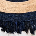 thumbnail image 3 of SAFAVIEH Cape Cod Susan Striped Area Rug, Navy/Natural, 3' x 3' Round, 3 of 8