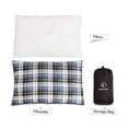 thumbnail image 5 of REDCAMP Small Camping Pillow Lightweight and Compressible, Flannel Travel Pillow with Removable Pillow Cover, 5 of 6