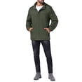 thumbnail image 2 of CHAQUETA PARKA DE TRABAJO CON CAPUCHA Y FORRO DE FELPA TÉRMICA INSPIRADA EN CHIC PARA HOMBRES, VERDE OSCURO, TAMAÑO S, 2 of 6