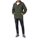thumbnail image 2 of CHAQUETA PARKA DE TRABAJO CON CAPUCHA Y FORRO DE FELPA TÉRMICA INSPIRADA EN CHIC PARA HOMBRES, VERDE OSCURO, TAMAÑO S, 2 of 6