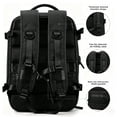 thumbnail image 2 of TRANSLINK Backpack with USB Charging Port, Water Resistant Work Business Laptop Backpack, Airline Approved Carry On Bag for Man and Women, Black, 2 of 7