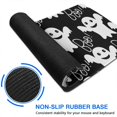 thumbnail image 6 of Long Mouse Pads for Desk,Black Halloween Ghosts with Boo Desk Mats on Top Of Desks, Desk Mouse Pad Extra Large with 3mm Non-Slip Base and Stitched Edge for Gaming,Office,Work,Home 31.5"x11.8", 6 of 6