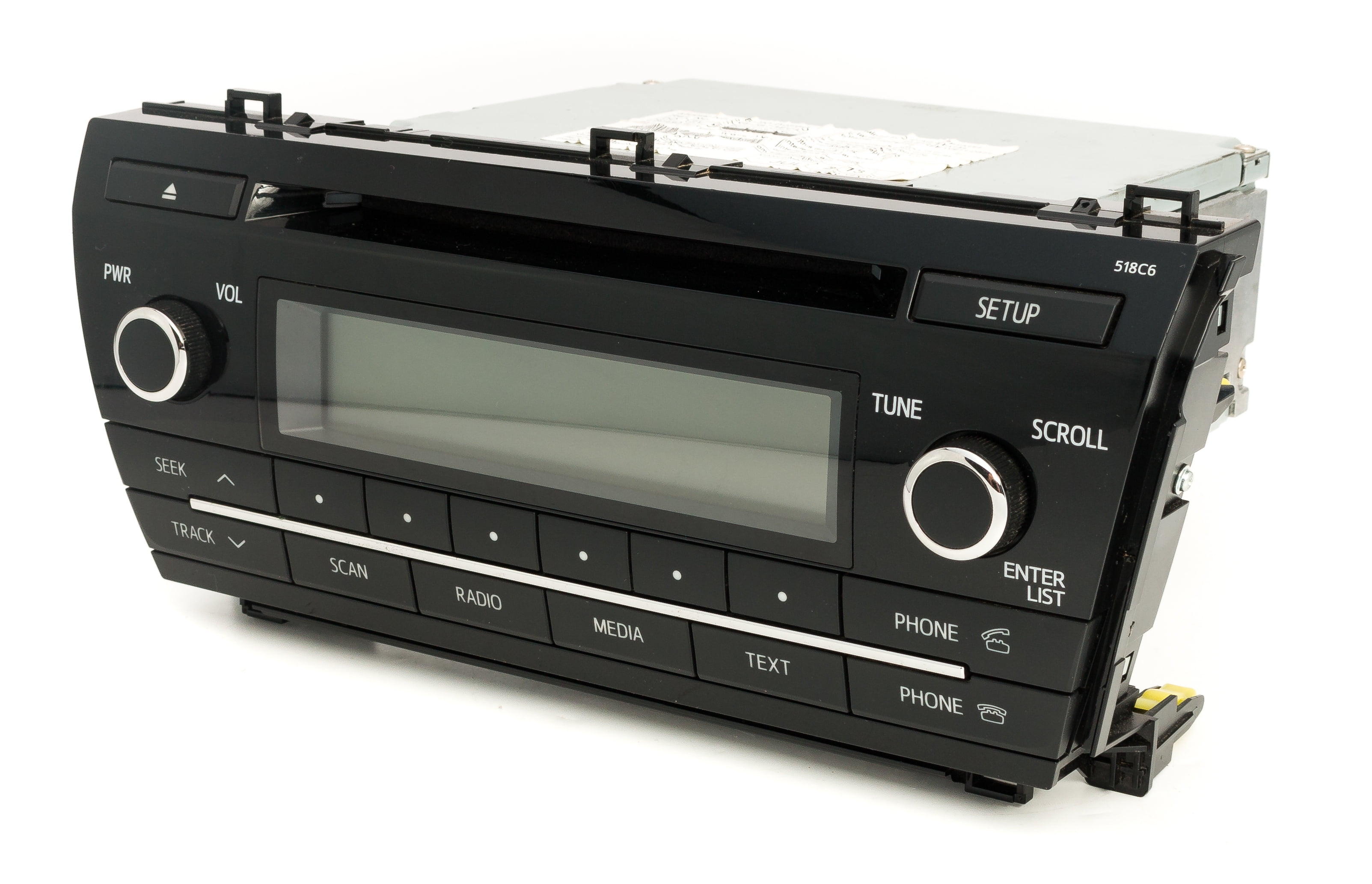 Restored Toyota 2014 - 2016 Corolla AM FM Receiver with Single Disc and Display 86120-02F60 (Refurbished)