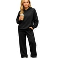 thumbnail image 5 of SPXTREME Women's Tracksuit Set 2 Piece Hoodie Sweatpants Lounge Oversized Sweatsuits Fall Outfits, 5 of 11