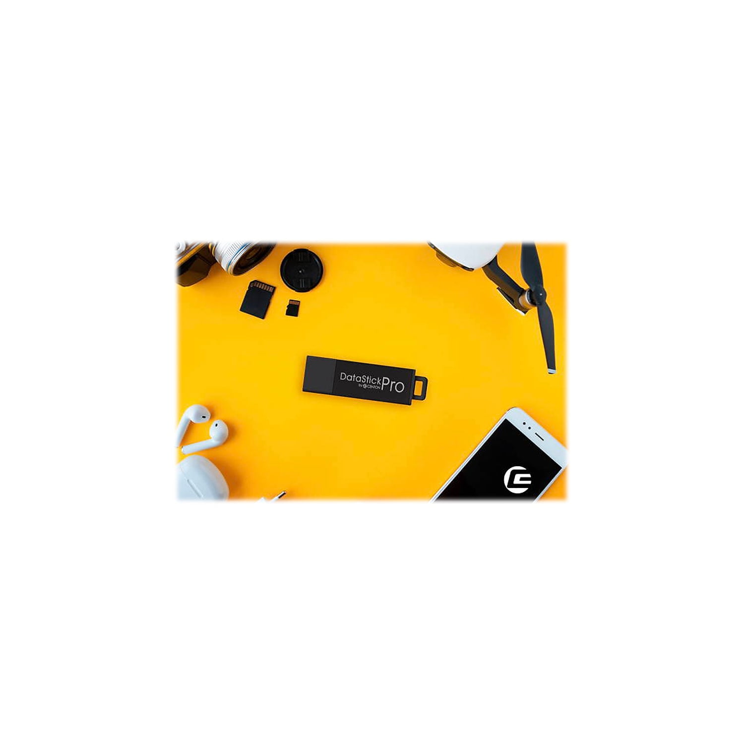 Centon DataStick Pro 256GB USB 3.0 Type-A Flash Drive Black 5/Pack (S1-U3P6-256G-5B)