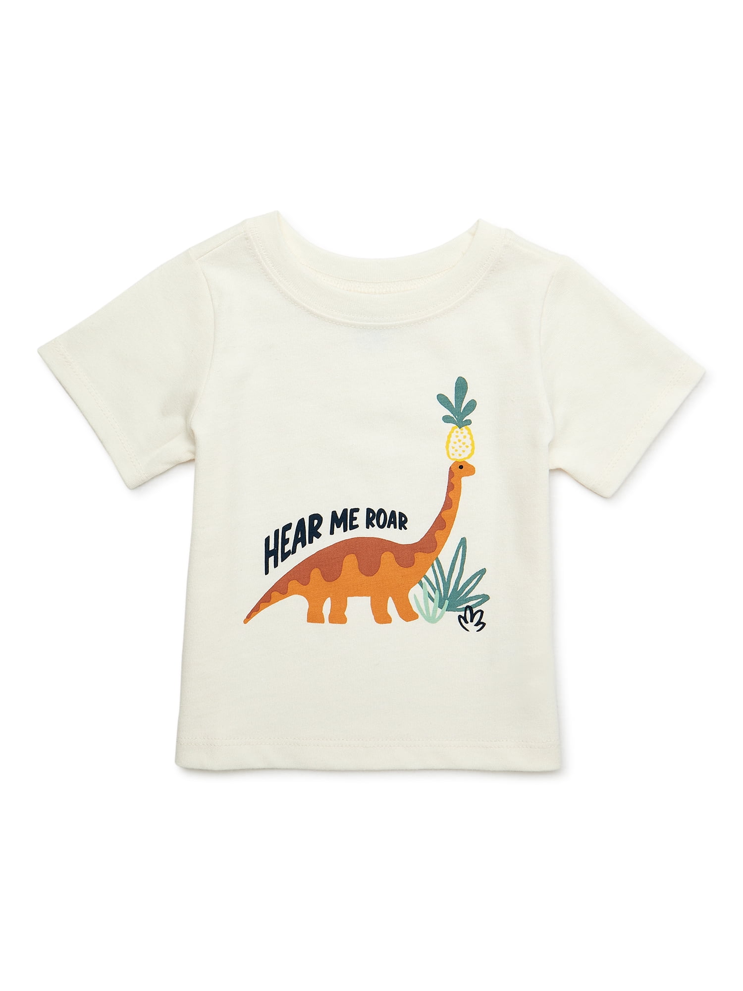 Garanimals Baby Boy Short Sleeve Graphic T-Shirt, Sizes 0-24 Months