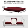 thumbnail image 6 of SUKAIKEQA Outdoor Cushion Covers Set,8PCS Patio Furniture Couch Seat Slipcovers, Replacement for Sofa Sectional Chair(Cover，Only), 6 of 6