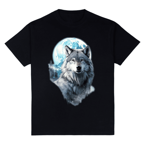Wolf Moon Graphic T-Shirt