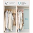 thumbnail image 4 of Perchas para pantalones SONGMICS, paquete de 30 unidades, de terciopelo con clips ajustables, 4 of 7