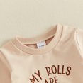 thumbnail image 6 of Cjfdfy Toddler Baby Boy Thanksgiving Outfit Little Turkey Homemade Rolls Print Long Sleeve Sweatshirt And Pants Cute My First Thanksgiving Holiday Fall Winter Outfit 6M-4Y  ﻿, 6 of 9