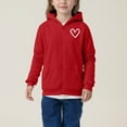 thumbnail image 4 of Posijego Boys Girls Valentine's Day Hoodie Heart Graphic Zip up Sweatshirts with Hooded Pockets Sport Jackets, 4 of 8