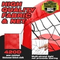 thumbnail image 3 of Kid Soccer Goal for Backyard 6x4FT Large Portable Soccer Net Folding Practice Training Equipment with Carrying Bag for Outdoor Red, 3 of 8