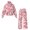 Cherry Blossom Hummingbird Print, variant on CHAQLIN Polyester Spandex Women Two Piece Sweatsuit for Daily Relaxation and Weekend Travel, Elastic Drawstring High Neck Women's Loungewear Set, Black Leaf Line Art