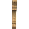 thumbnail image 2 of Ekena Millwork 3 1/2"W x 20"D x 24"H Olympic Slat Smooth Bracket, Western Red Cedar, 2 of 4