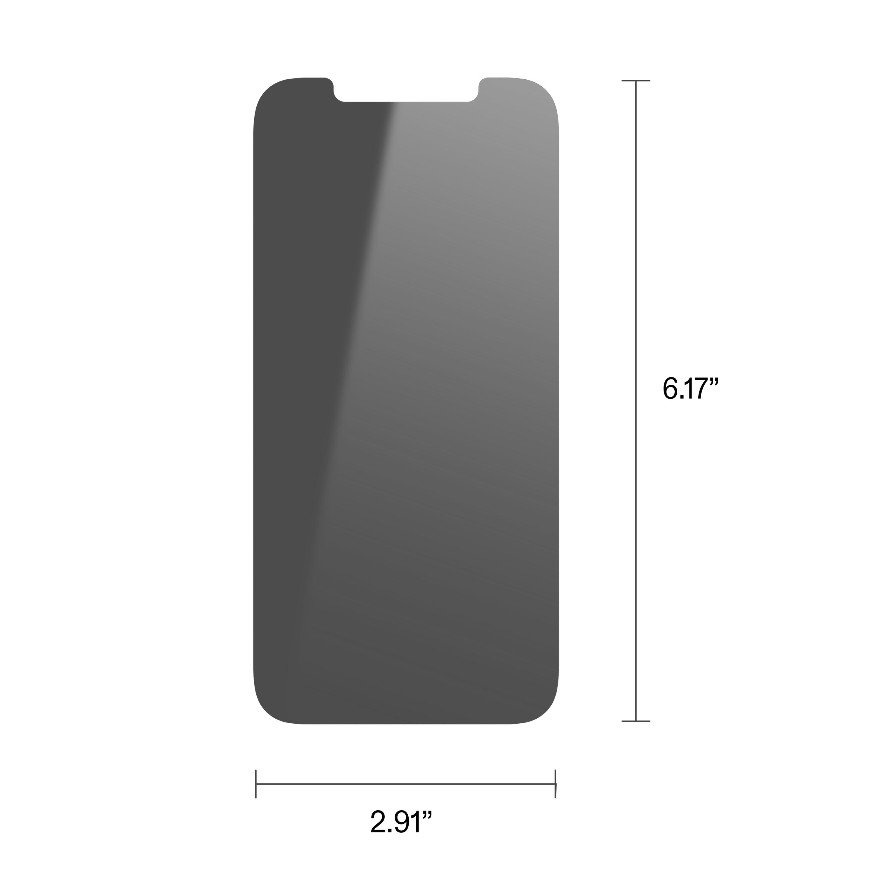 onn Privacy Glass Screen Protector for iPhone® 14 Plus/13 Pro Max, Made with Durable Glass by Corning™ for Ultimate Protection, Includes Easy Application Tray