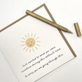 thumbnail image 3 of Tarjeta de felicitación Old English Co. Enviando a Sunshine pensando en ti, 3 of 7