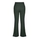 thumbnail image 5 of Puntoco - Pantalones acampanados informales con bolsillo de color sólido, ajustados, a la moda, para mujer Puntoco Puntoco-7569, 5 of 6