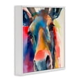 thumbnail image 4 of Stupell Industries Modern Close Up Horse Animals & Insects Painting White Framed Art Print Wall Art, 24 x 24, 4 of 10