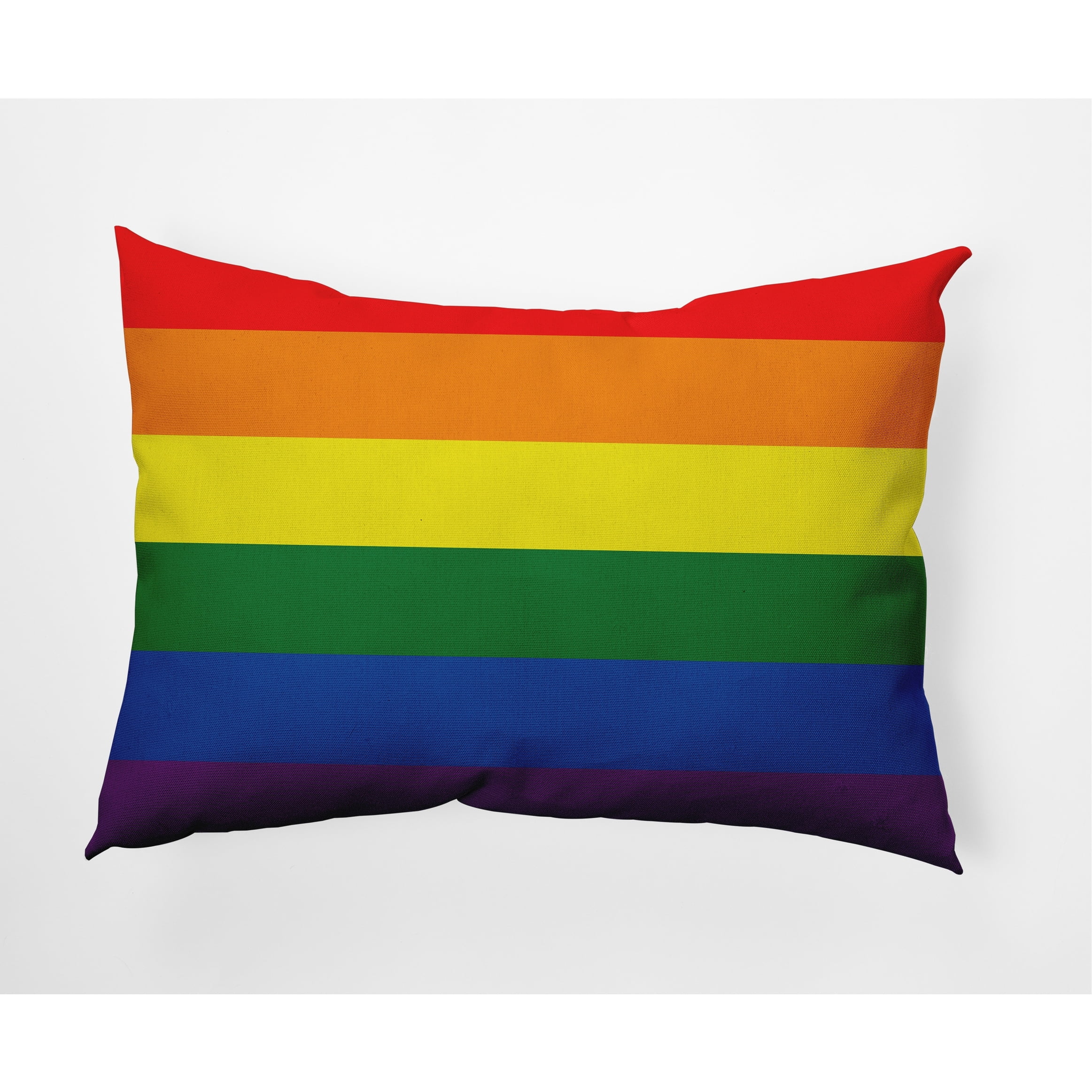 Simply Daisy 18" x 18" Contemporary Pride Day Polyester Throw Pillow
