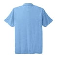 thumbnail image 6 of Yellow Rooster Mens Short Sleeve Shadow Stripe Polo Shirt Carolina Blue XS, 6 of 7