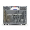 thumbnail image 4 of Juego de Brocas Combinadas de 24 Piezas para Plástico, Metal, Hormigón, Sharpla Broca helicoidal de acero de alta velocidad, 4 of 8