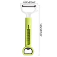 thumbnail image 2 of Boovnll Kitchen Gadgets, Kitchen Tools 4 in 1 Double Head Peeler Multi-Function Fruit Scraper Beer and Wine Bottle Opener, Home and Kitchen, Kitchen, Kitchen Tools, 2 of 3