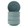 MoDRN Scandinavian 4 Piece Bowl Set, Light Aqua