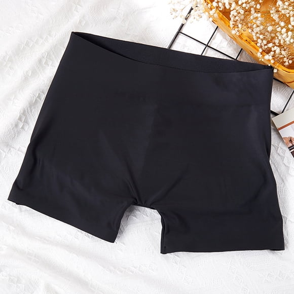 Bigersell Cute Panties Clearance Womens Long Underwear Period Panty Style P-832 Spandex Shaping Panties Ladies Thongs Briefs High Waist Women's Panties Black L