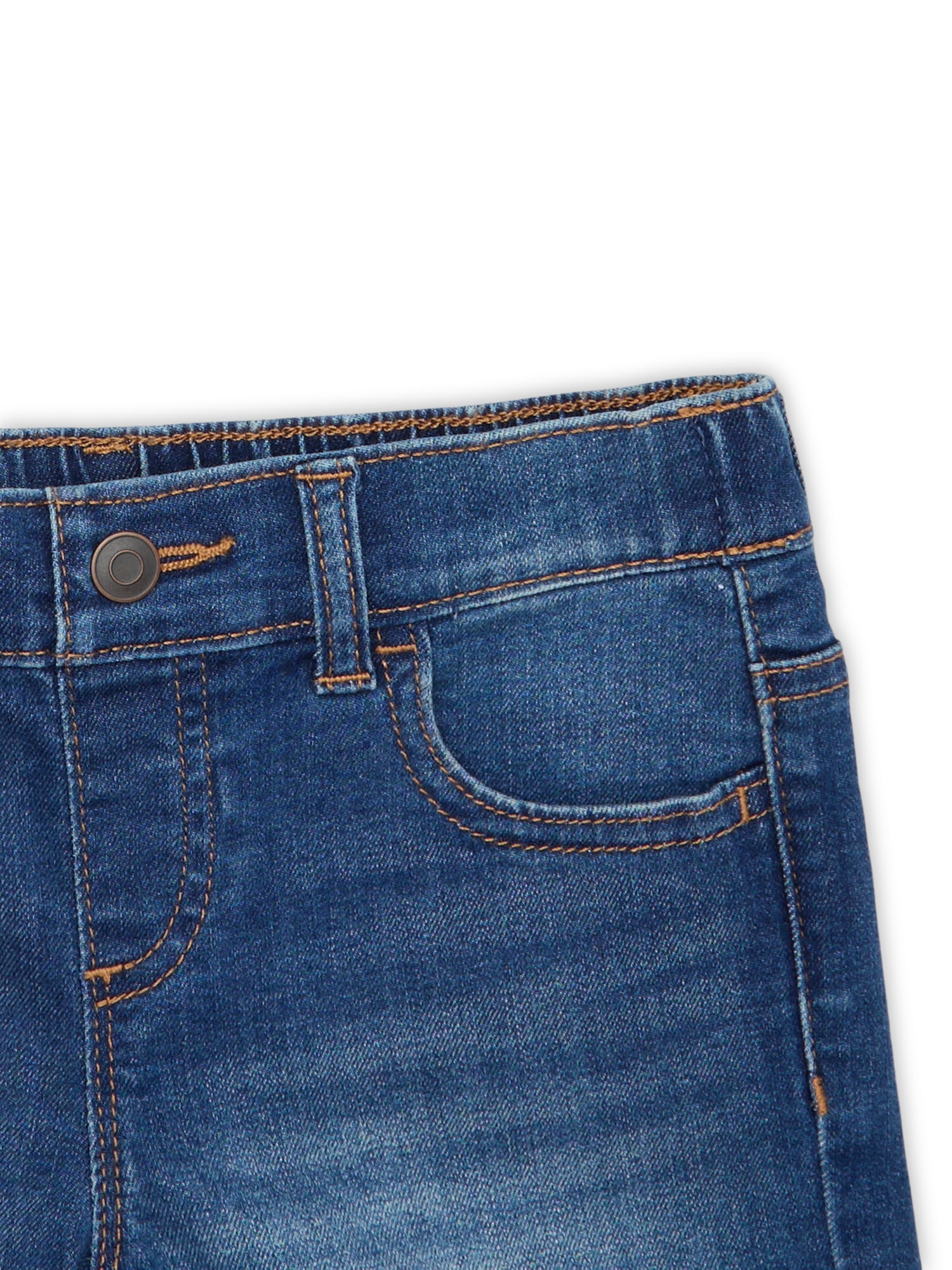 Wonder Nation Girls Denim Short, Sizes 4-18 & Plus