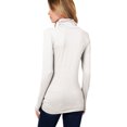 thumbnail image 3 of Niobe Clothing Womens Basic Long Sleeve Turtle Neck T-Shirt Top, 3 of 5