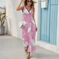 thumbnail image 6 of Flamingo Pattern Pattern Design Sleeveless Dress Summer Clothes for Women Women's Clothing 2025, 6 of 7