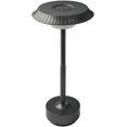 thumbnail image 1 of Lámpara de mesa inalámbrica recargable LED lámpara de escritorio 1800mah funciona con pilas 3 colores atenuación continua  táctil luz nocturna (negro), 1 of 7