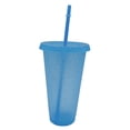 thumbnail image 1 of Reusable Sequined Glitter Cups With Lids Straws Tumblers Cup For Adults And Kids, 1 of 2