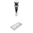 thumbnail image 1 of American Imaginations 31.89-in. W 3H8-in. Ceramic Top Set In White Color - Overflow Drain Incl. AI-30776, 1 of 9