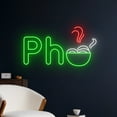 thumbnail image 2 of Handmadetneonsign Pho Led Sign, Pho Noodles Neon Sign, Vietnamese Noodles Led Light, Vietnam Foods, 2 of 5