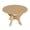 Ancient Oak, variant on HSUNNS Folding Dining Table, 43 Inch Round Wild Oak Veneer Finish, Space Saving Foldable Kitchen Table, Designed for Small Spaces, Compact & Sturdy Table for Indoor and Outdoor Use