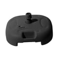 thumbnail image 1 of Base de sombrilla de patio, soporte para poste, base de sombrilla cuadrada de repuesto rellenable, llena de agua, para pesca, jardín, patio, exterior. negro, 1 of 8