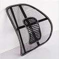 thumbnail image 5 of NOGIS Mesh Back Lumbar Support with Massage Beads,Back Support Seat Cushion Adjustable Car Seat Lumbar Support Ergonomic Backrest for Office Home Car Seat Chair Cushion, 15 x 16 inch, 5 of 9