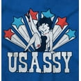 thumbnail image 2 of Betty Boop Retro Cartoon US Sassy Women Plus Size Graphic Tee Tees Brisco Brands 3X, 2 of 5